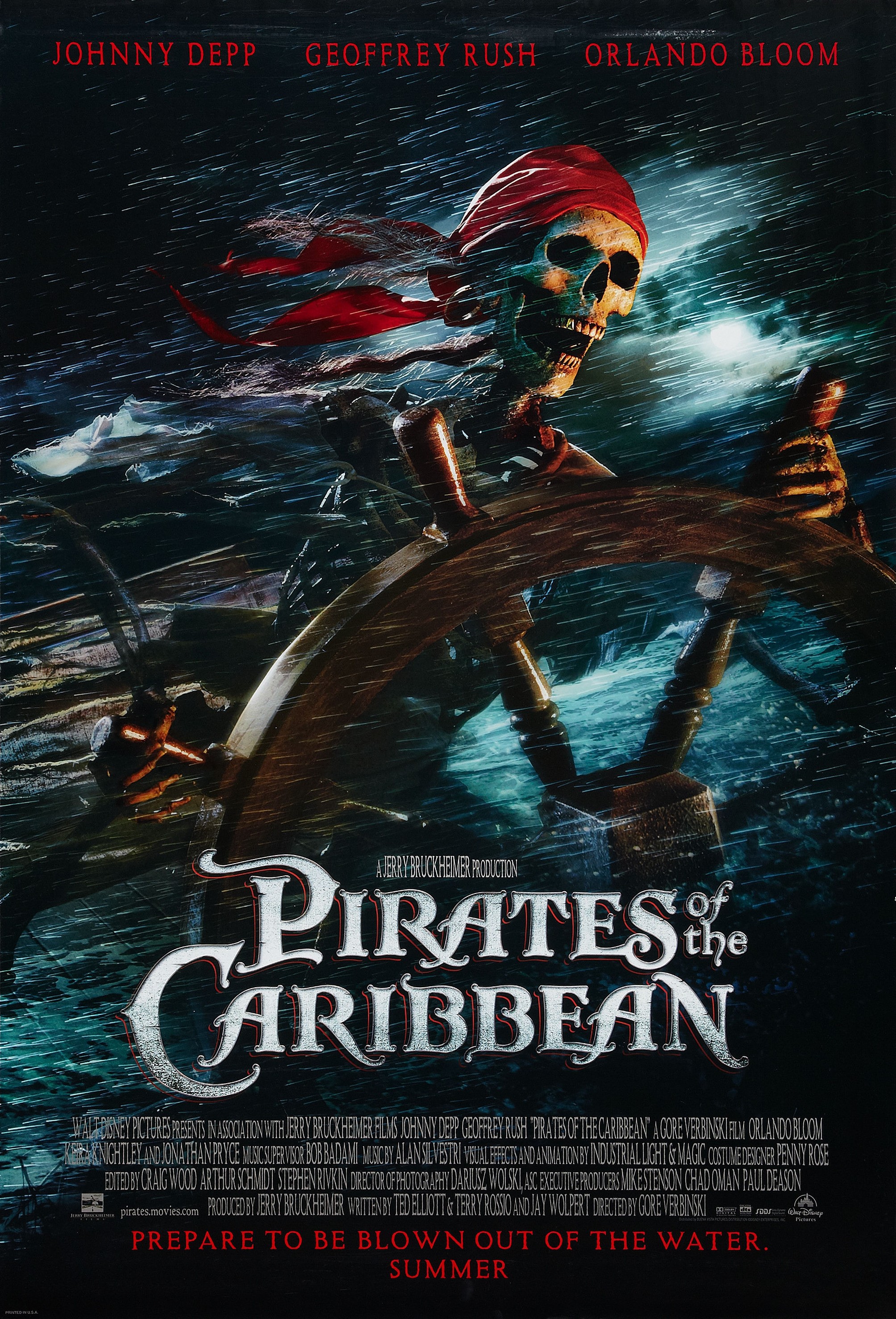 Mega Sized Movie Poster Image for Pirates of the Caribbean: The Curse of the Black Pearl (#1 of 13)