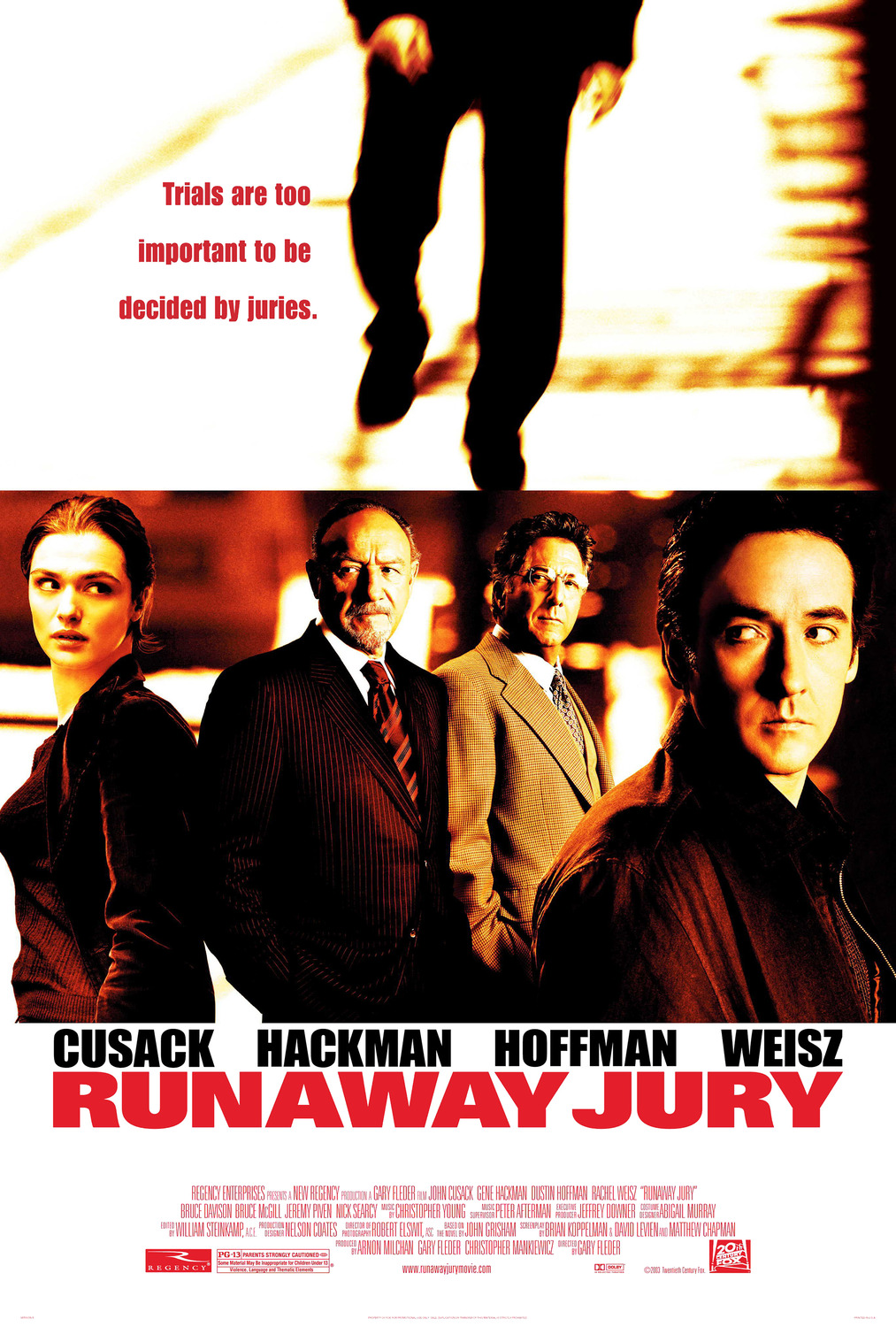 Extra Large Movie Poster Image for Runaway Jury (#1 of 4)