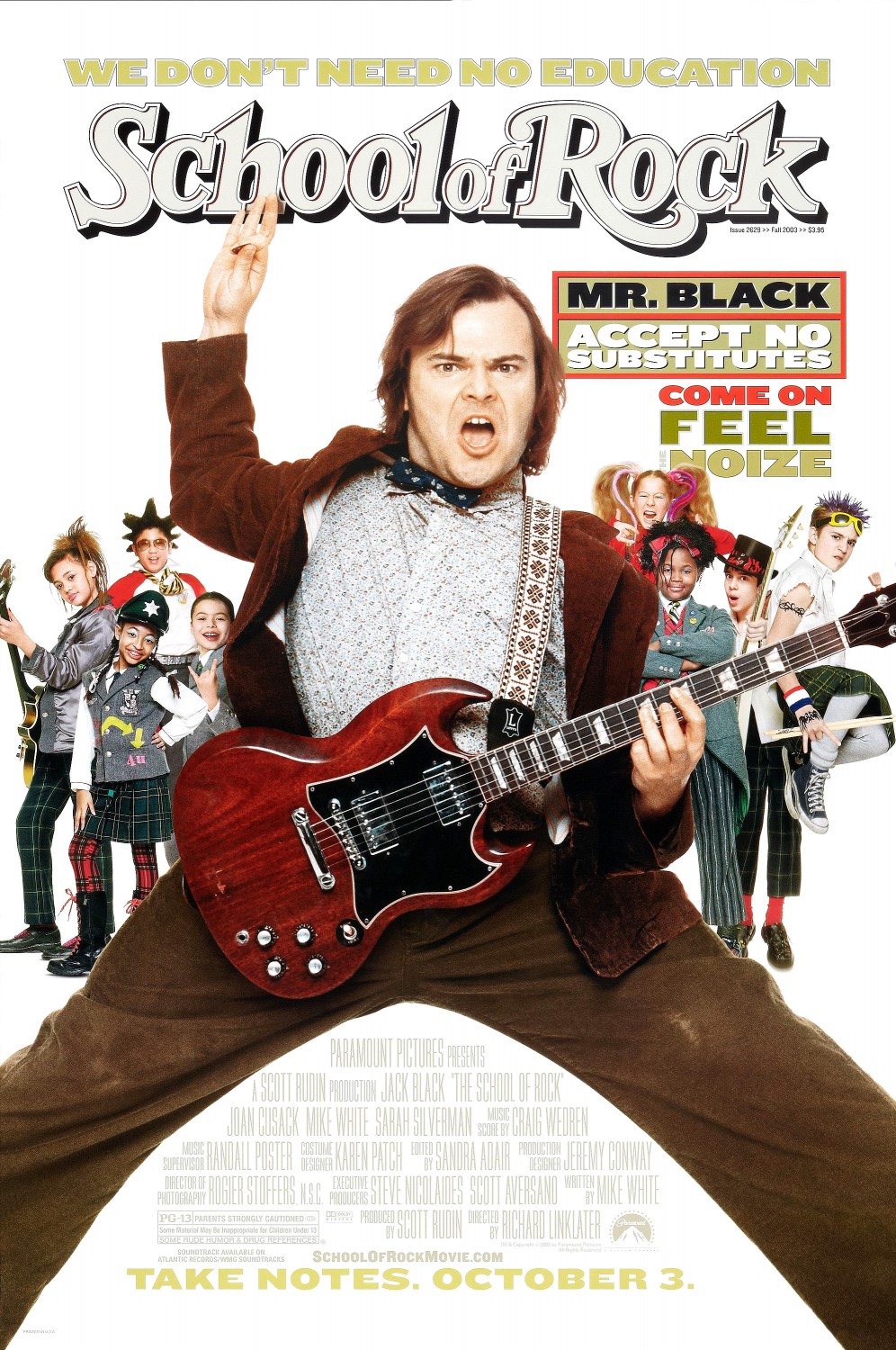 Extra Large Movie Poster Image for The School of Rock (#2 of 2)