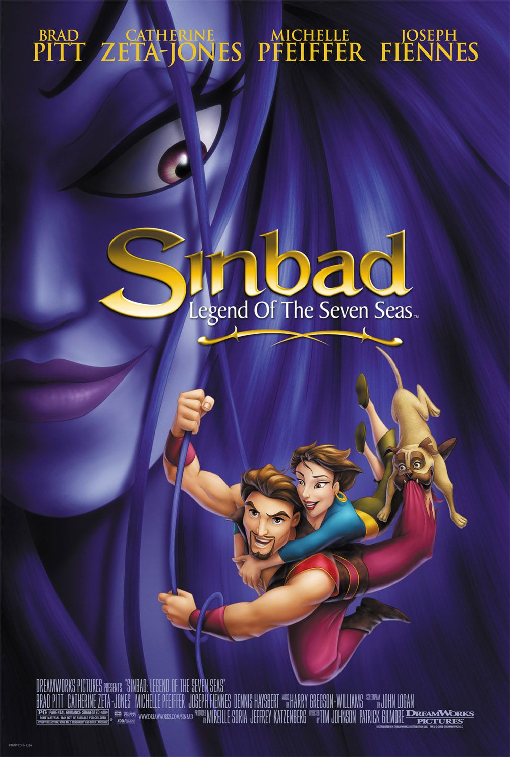 Extra Large Movie Poster Image for Sinbad: Legend of the Seven Seas (#1 of 5)