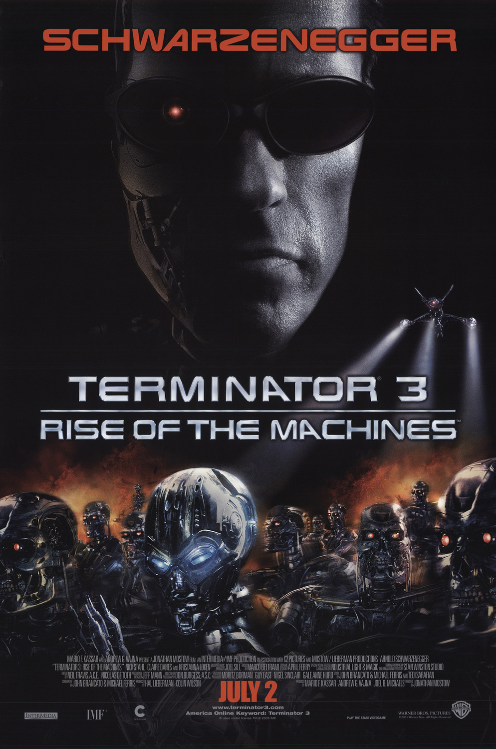 Extra Large Movie Poster Image for Terminator 3: Rise of the Machines (#2 of 6)