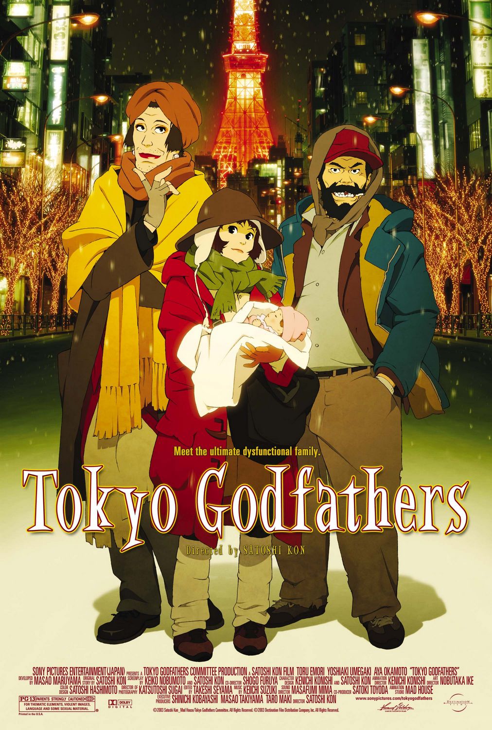 Extra Large Movie Poster Image for Tokyo Godfathers (#2 of 3)