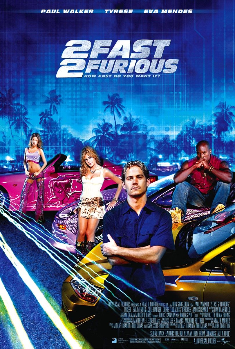 Extra Large Movie Poster Image for 2 Fast 2 Furious (#6 of 9)