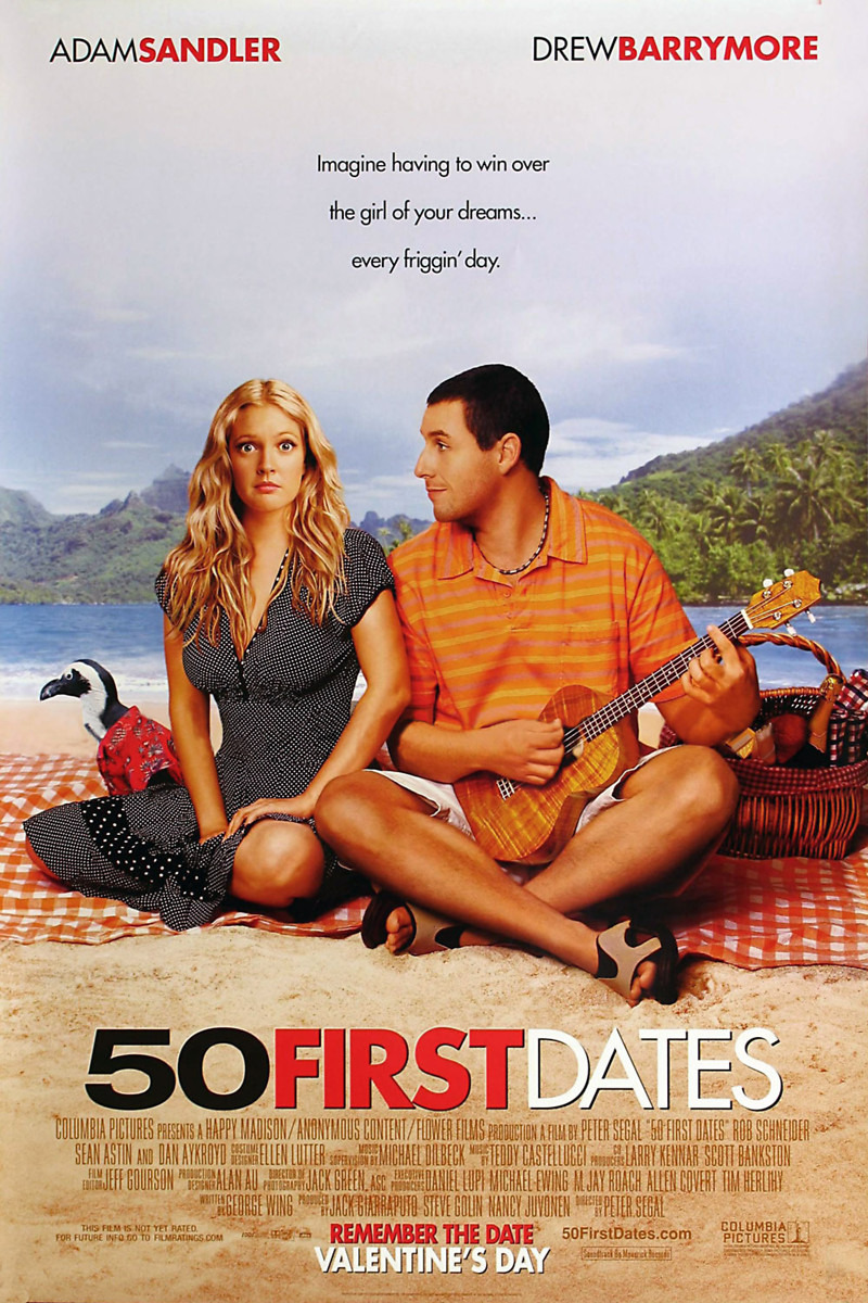 Extra Large Movie Poster Image for 50 First Dates (#1 of 2)