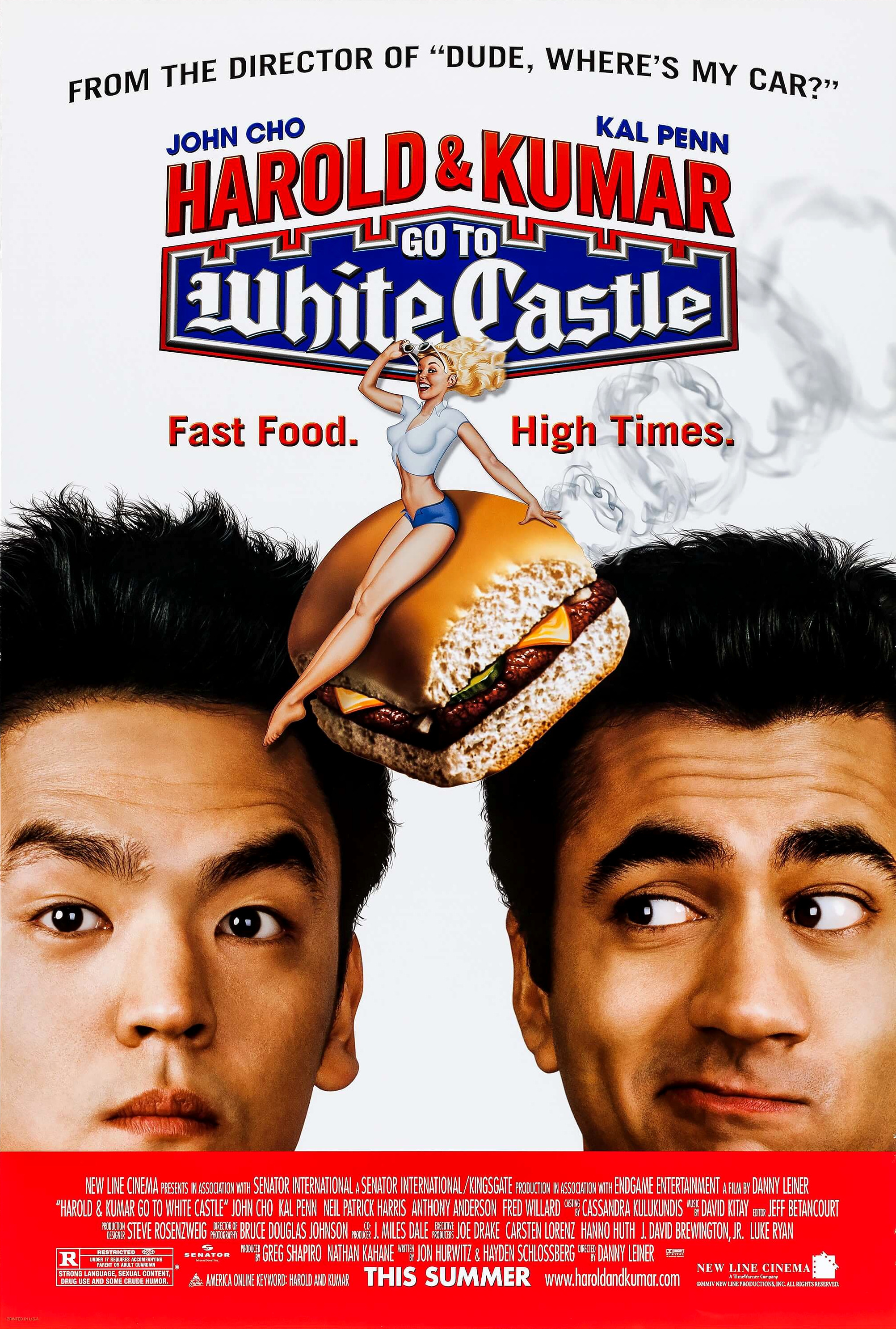Mega Sized Movie Poster Image for Harold & Kumar Go To White Castle (#1 of 5)
