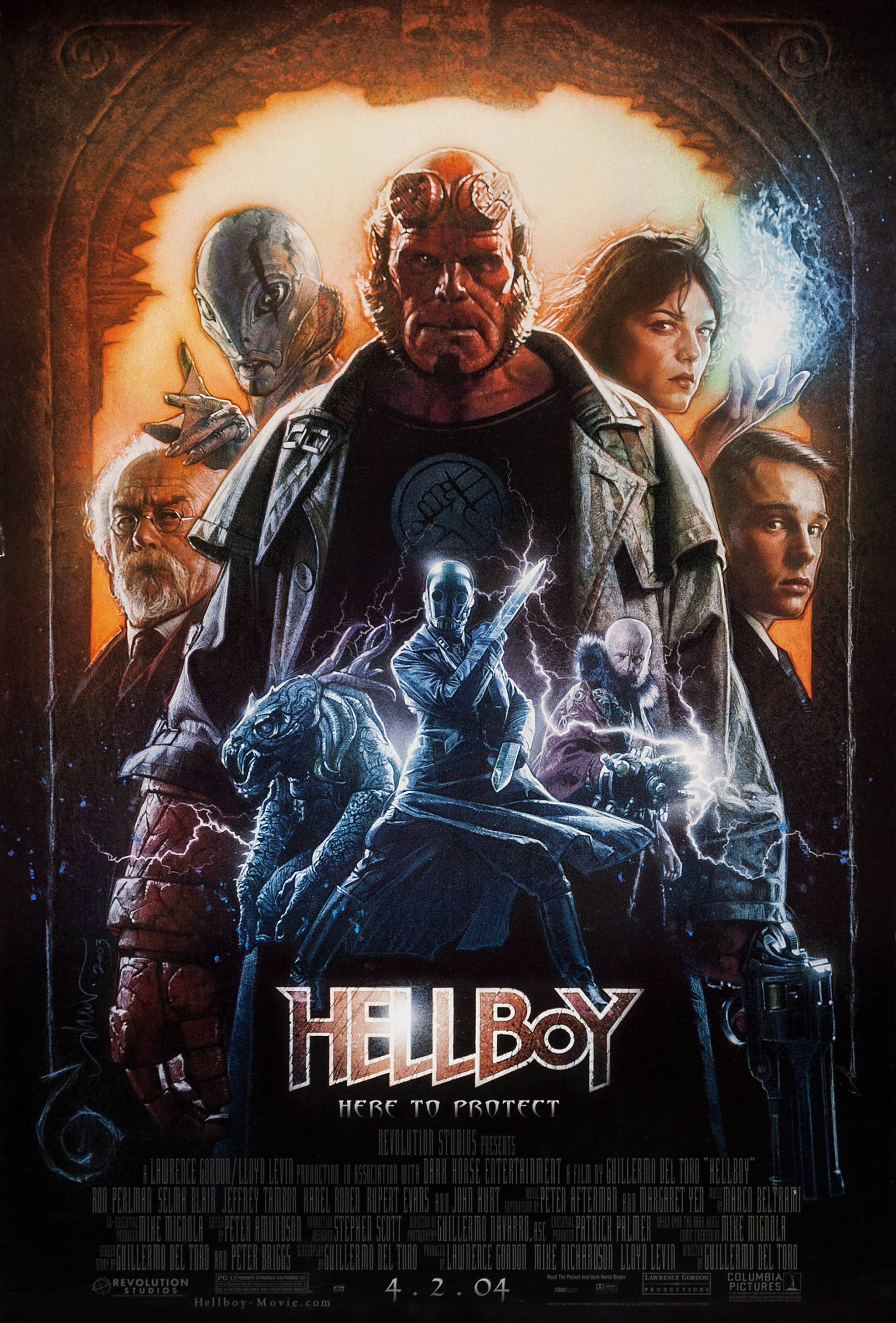 Mega Sized Movie Poster Image for Hellboy (#3 of 6)