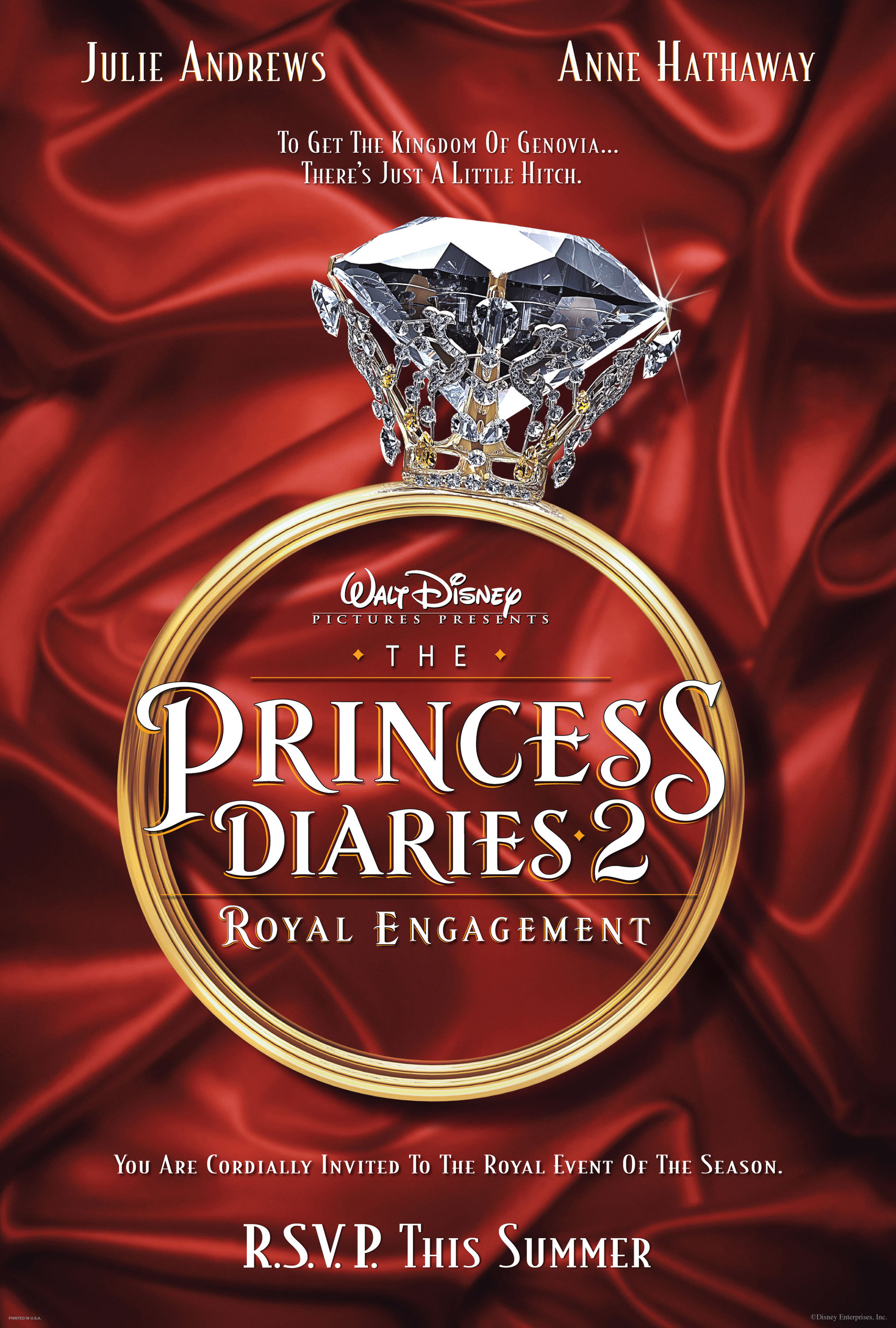 Mega Sized Movie Poster Image for The Princess Diaries 2: Royal Engagement (#1 of 4)