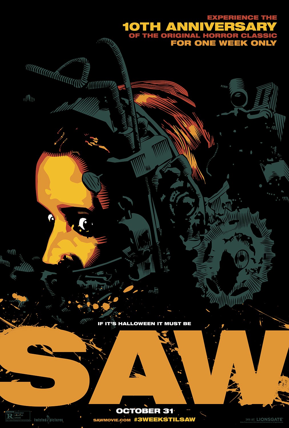 Extra Large Movie Poster Image for Saw (#11 of 14)