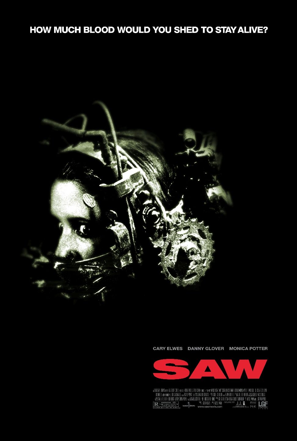 Extra Large Movie Poster Image for Saw (#3 of 14)