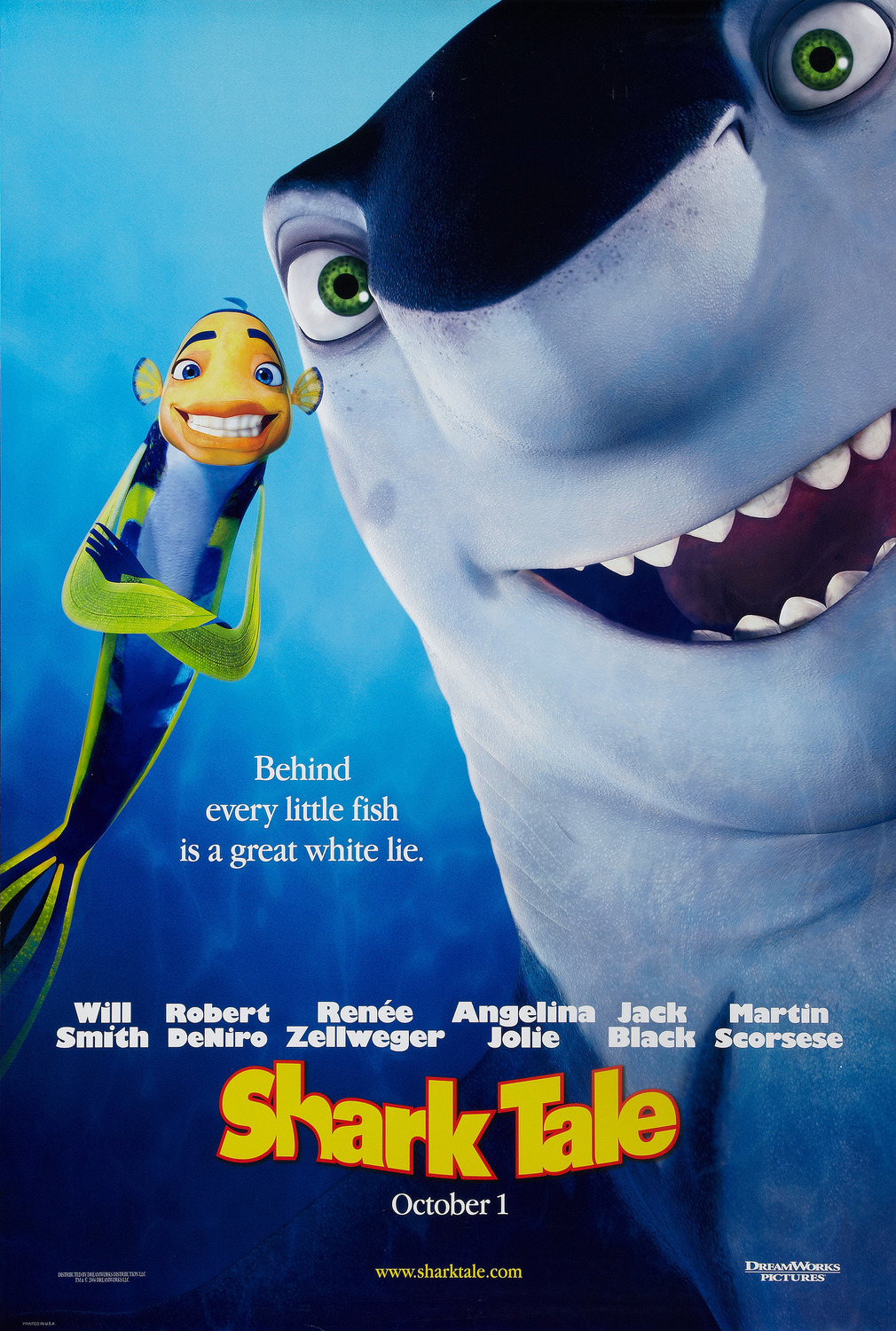 Extra Large Movie Poster Image for Shark Tale (#2 of 7)