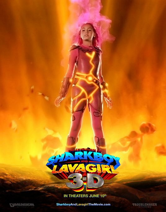 The Adventures of Sharkboy and Lavagirl in 3-D Movie Poster