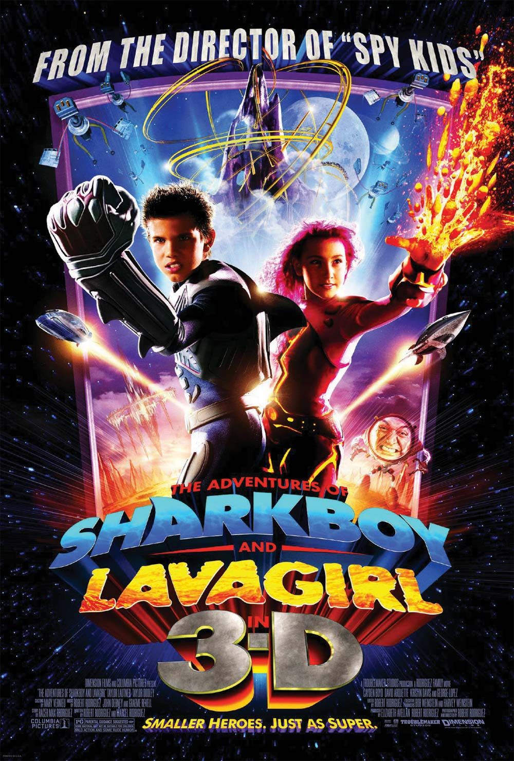 Extra Large Movie Poster Image for The Adventures of Sharkboy and Lavagirl in 3-D (#1 of 3)