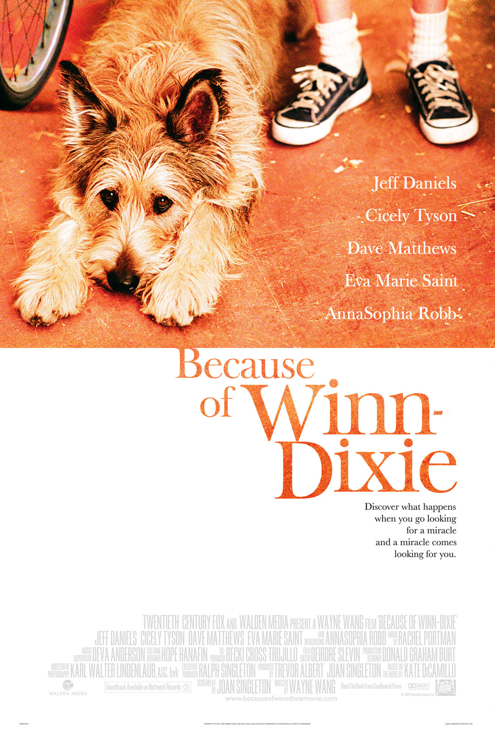 Extra Large Movie Poster Image for Because of Winn-Dixie (#1 of 3)