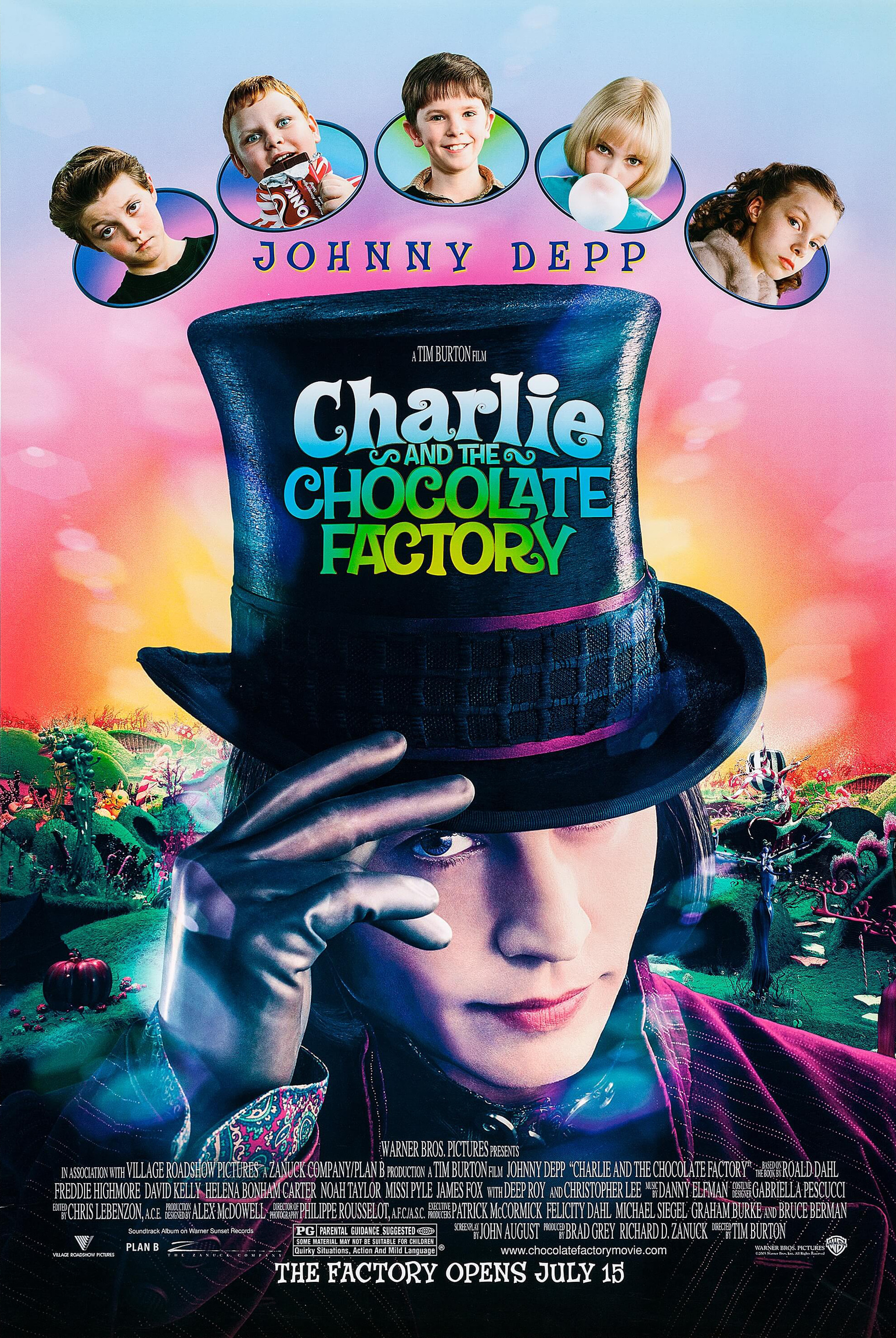 Mega Sized Movie Poster Image for Charlie and the Chocolate Factory (#2 of 10)