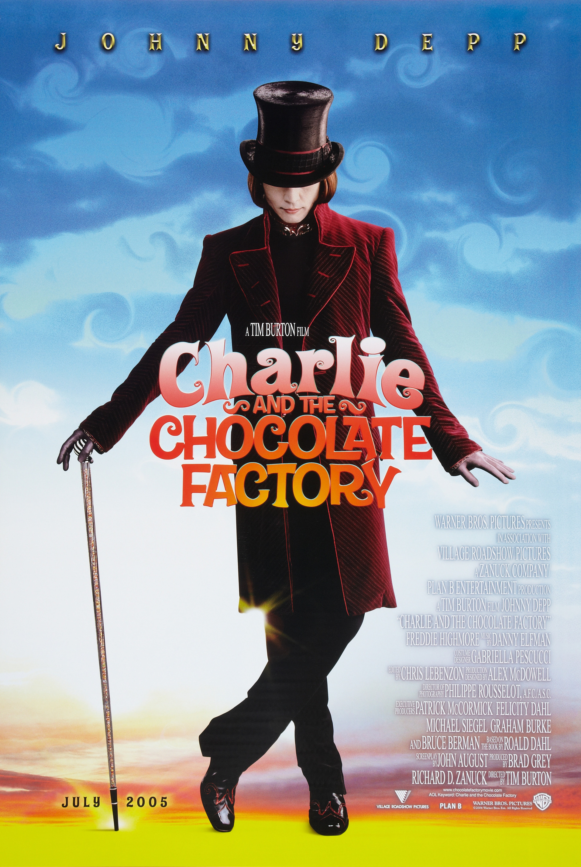 Mega Sized Movie Poster Image for Charlie and the Chocolate Factory (#1 of 10)