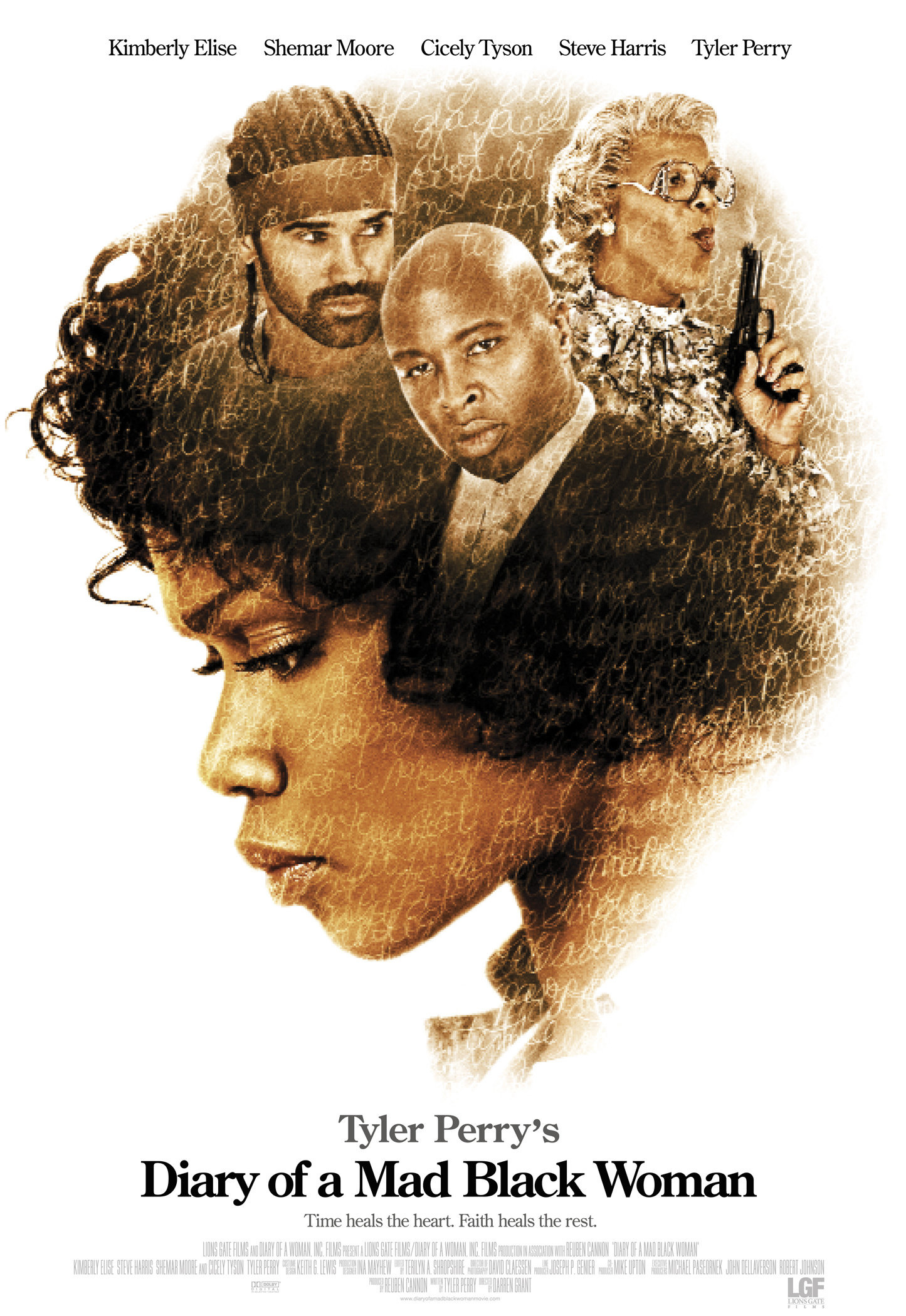 Mega Sized Movie Poster Image for Diary of a Mad Black Woman (#2 of 3)