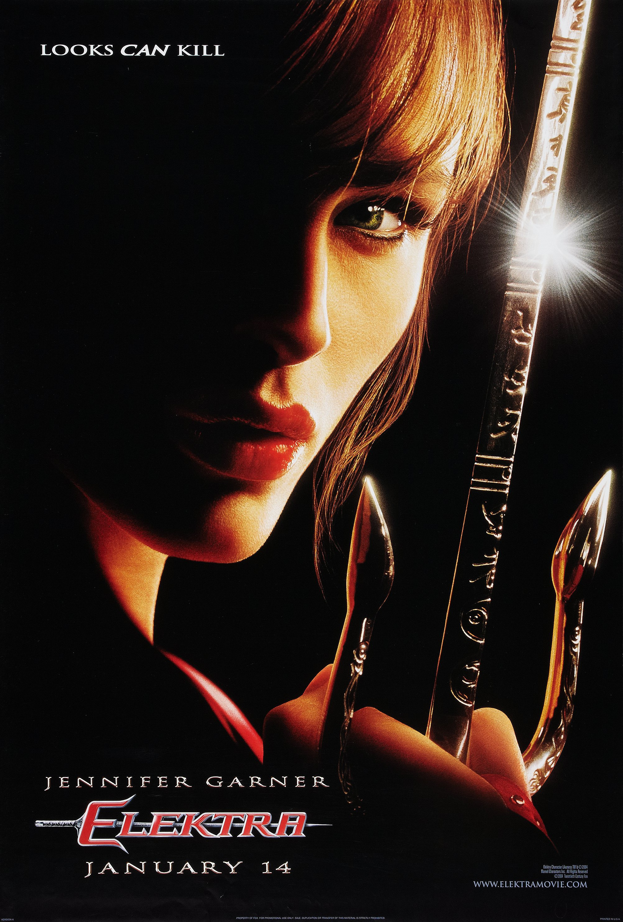 Mega Sized Movie Poster Image for Elektra (#1 of 4)