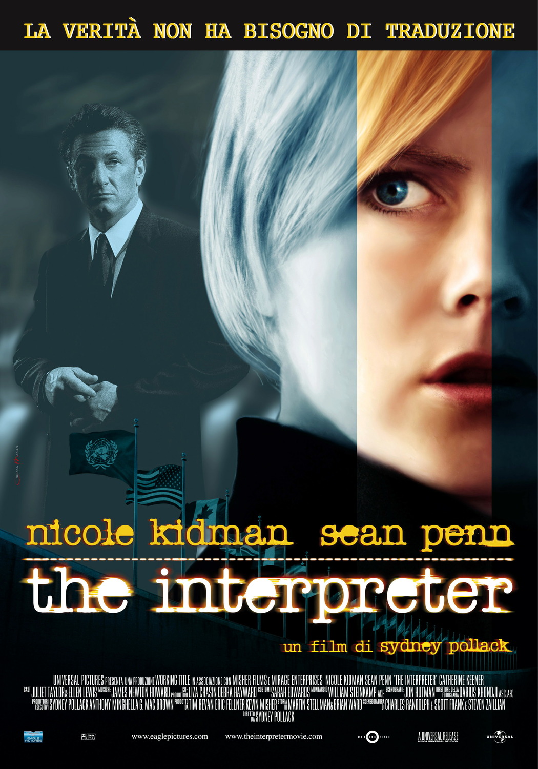 Extra Large Movie Poster Image for The Interpreter (#3 of 3)