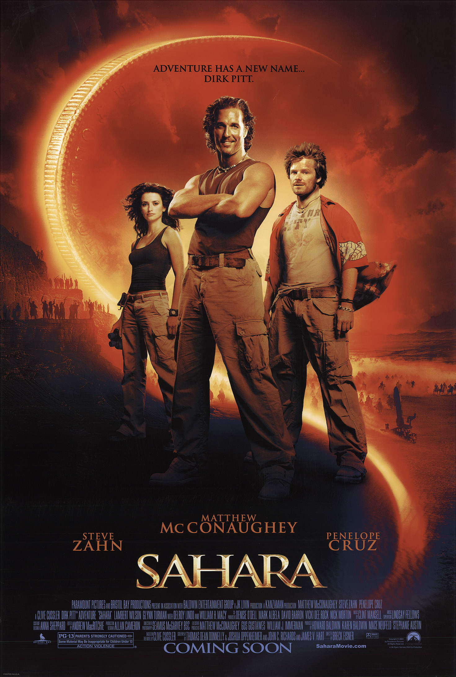 Mega Sized Movie Poster Image for Sahara (#1 of 3)