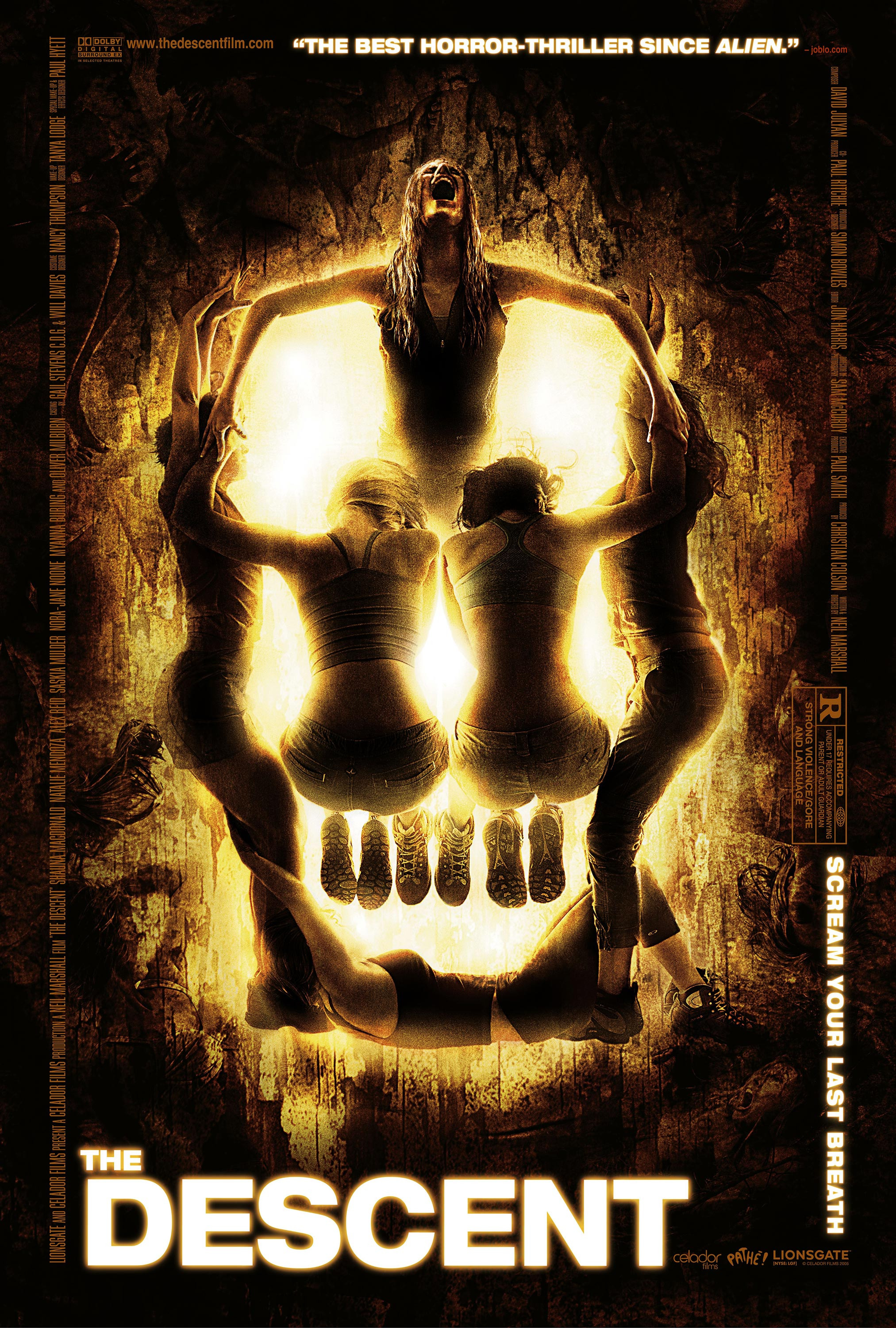 Mega Sized Movie Poster Image for The Descent (#2 of 6)