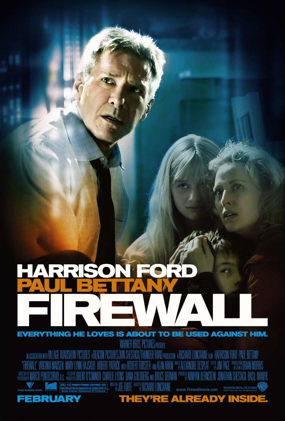 Extra Large Movie Poster Image for Firewall (#1 of 2)