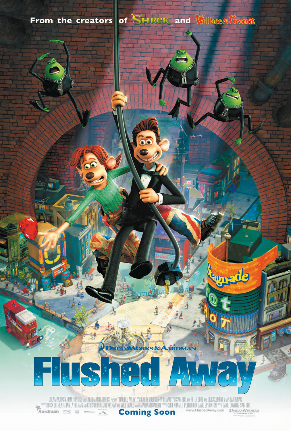 Extra Large Movie Poster Image for Flushed Away (#4 of 9)