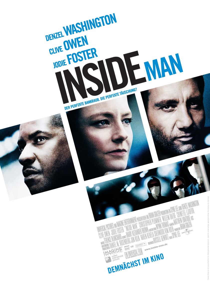 Extra Large Movie Poster Image for Inside Man (#2 of 4)