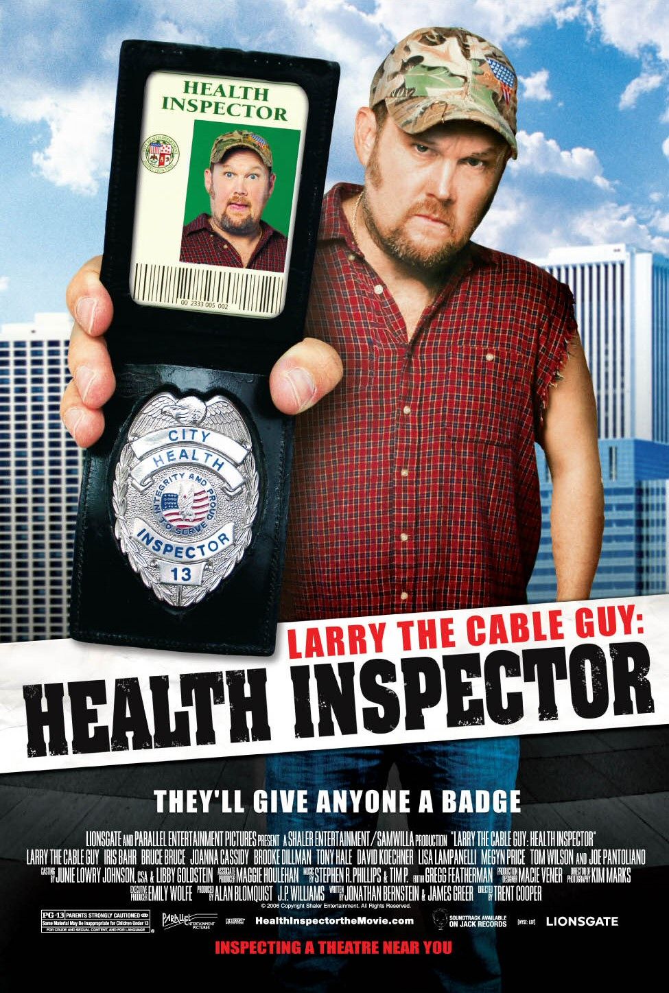 Extra Large Movie Poster Image for Larry the Cable Guy: Health Inspector 