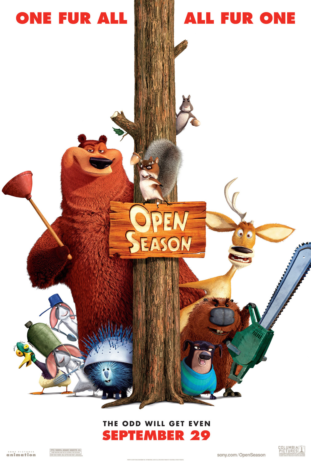 Extra Large Movie Poster Image for Open Season (#2 of 13)