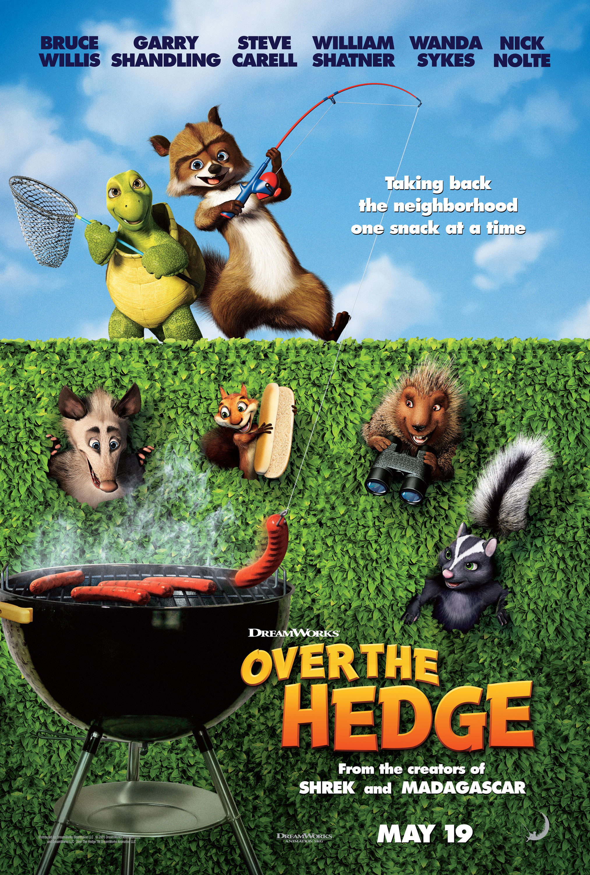 Mega Sized Movie Poster Image for Over the Hedge (#1 of 11)