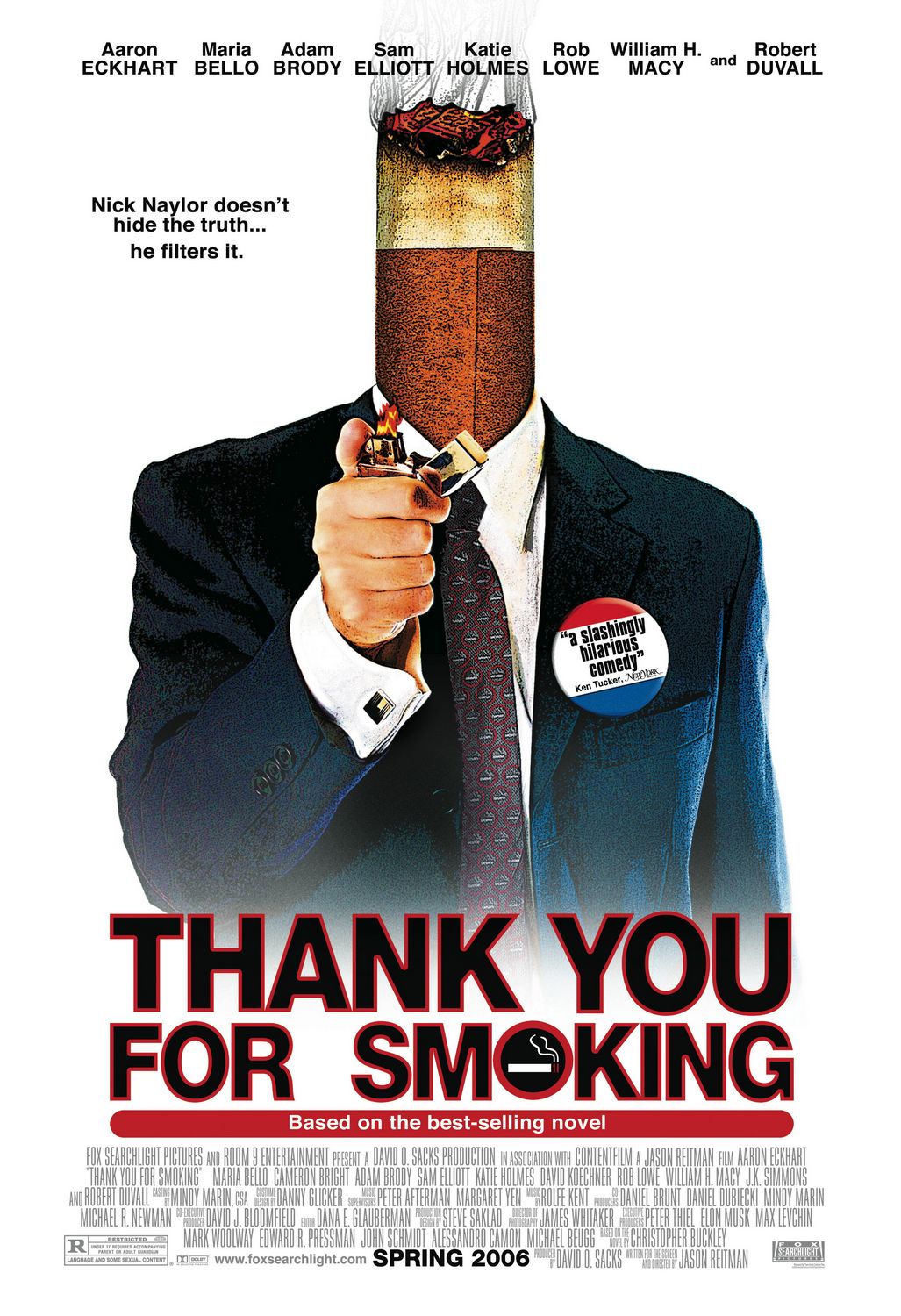 Extra Large Movie Poster Image for Thank You For Smoking (#2 of 6)