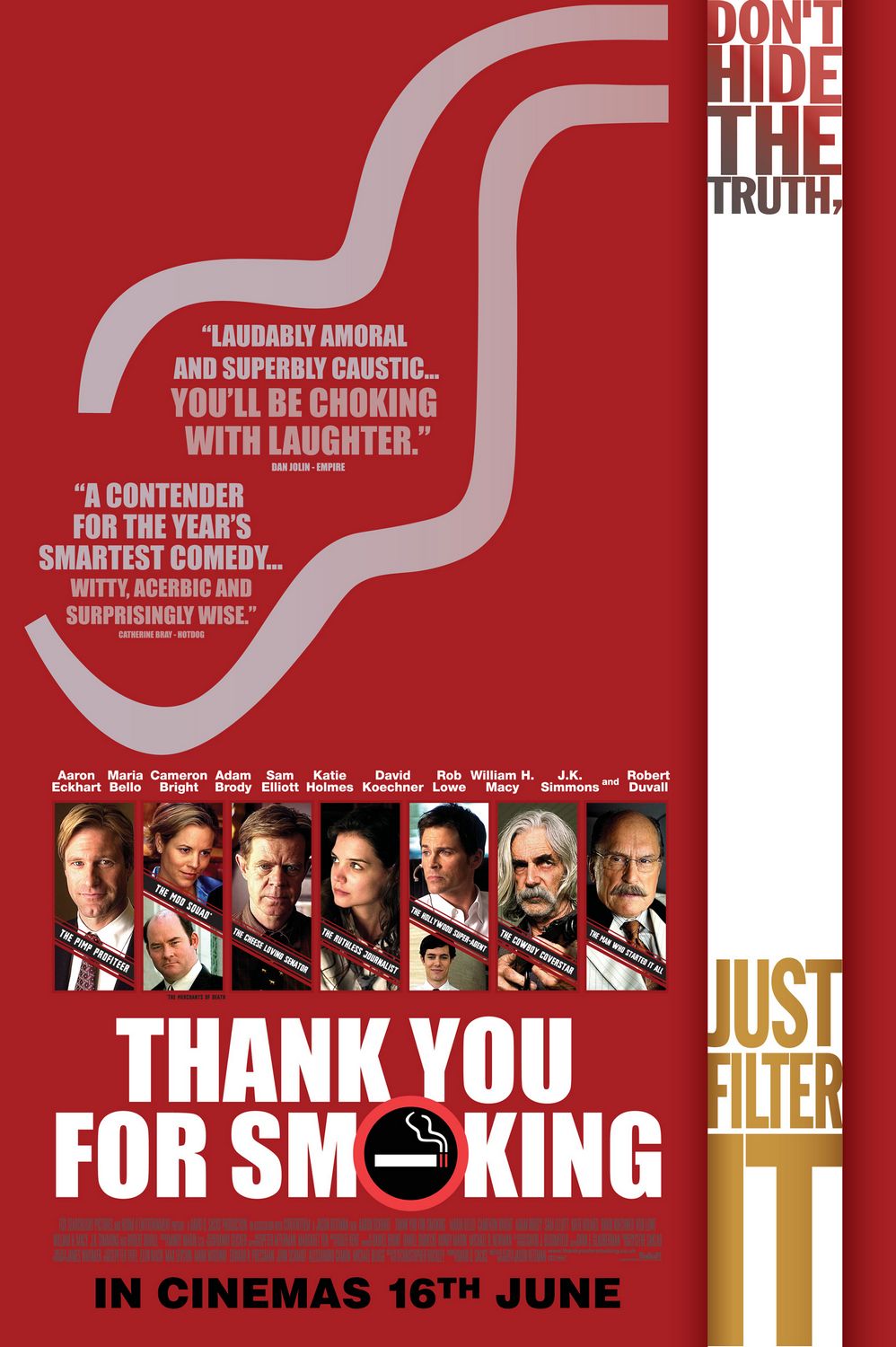 Extra Large Movie Poster Image for Thank You For Smoking (#3 of 6)