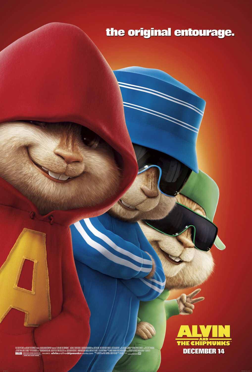 Extra Large Movie Poster Image for Alvin and the Chipmunks (#3 of 9)