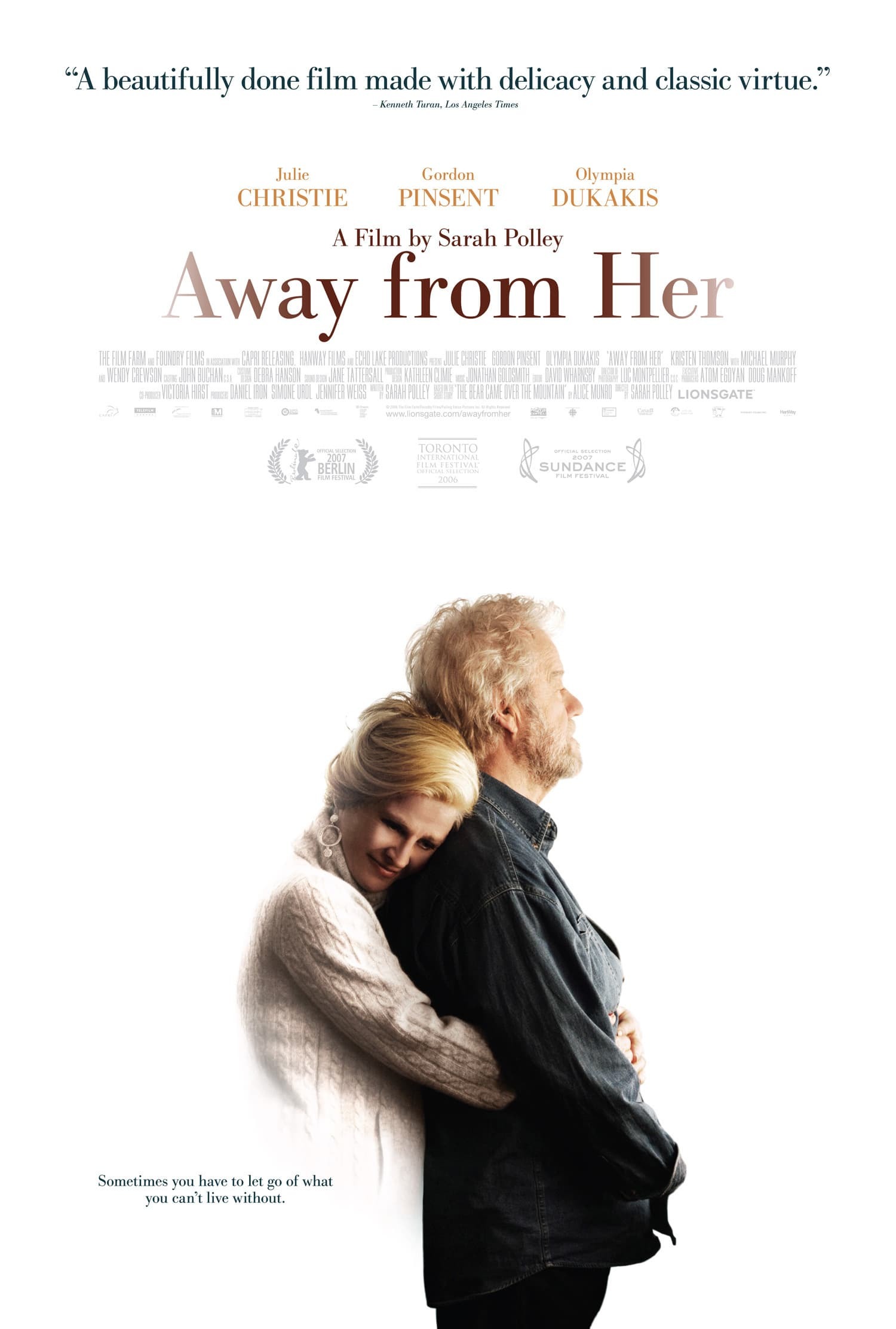 Mega Sized Movie Poster Image for Away from Her (#3 of 6)