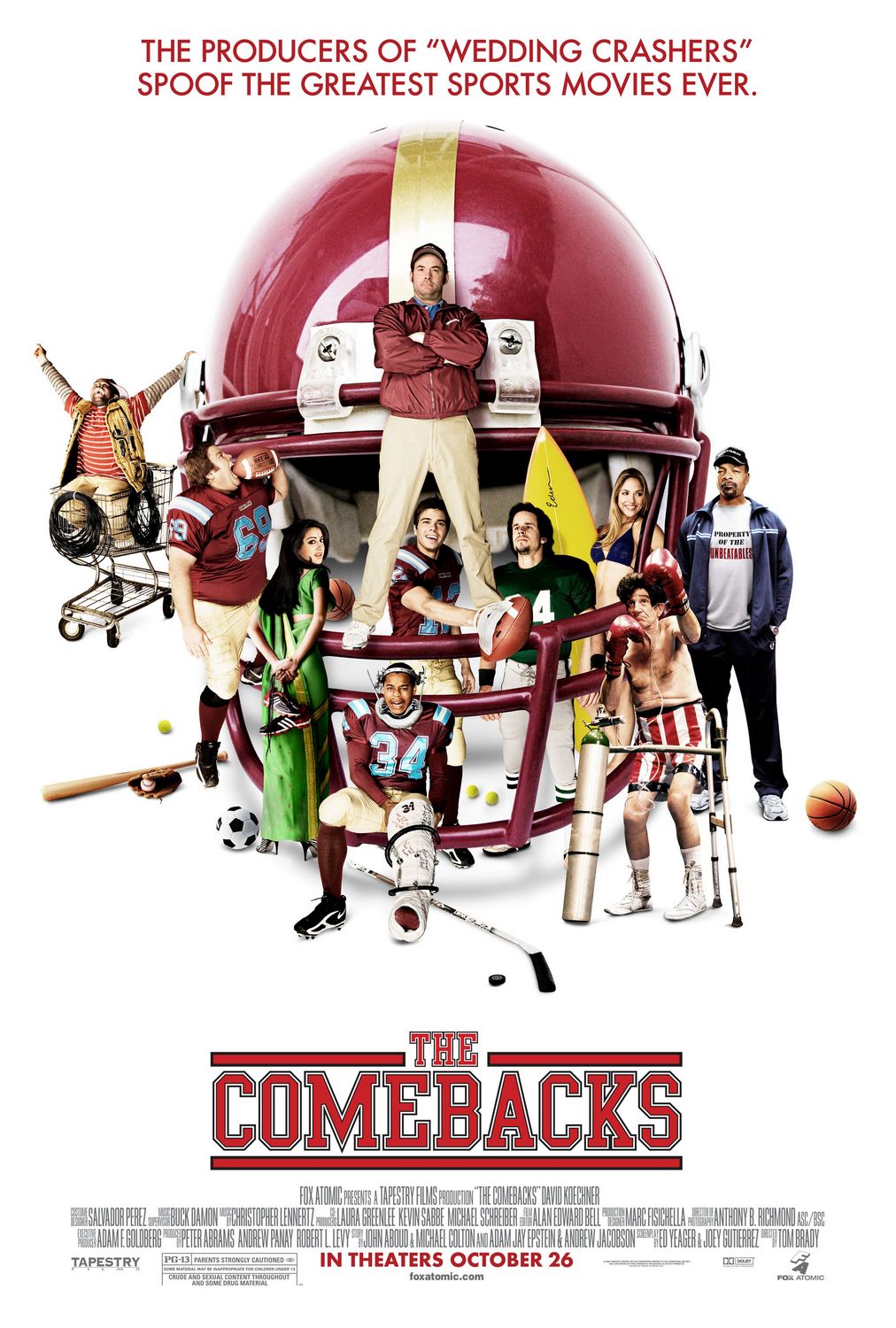 Extra Large Movie Poster Image for The Comebacks (#2 of 2)