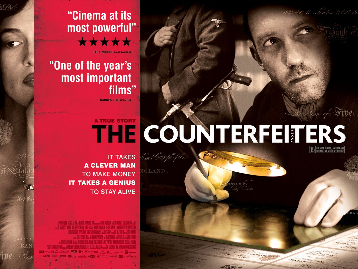 Extra Large Movie Poster Image for The Counterfeiters (#1 of 9)
