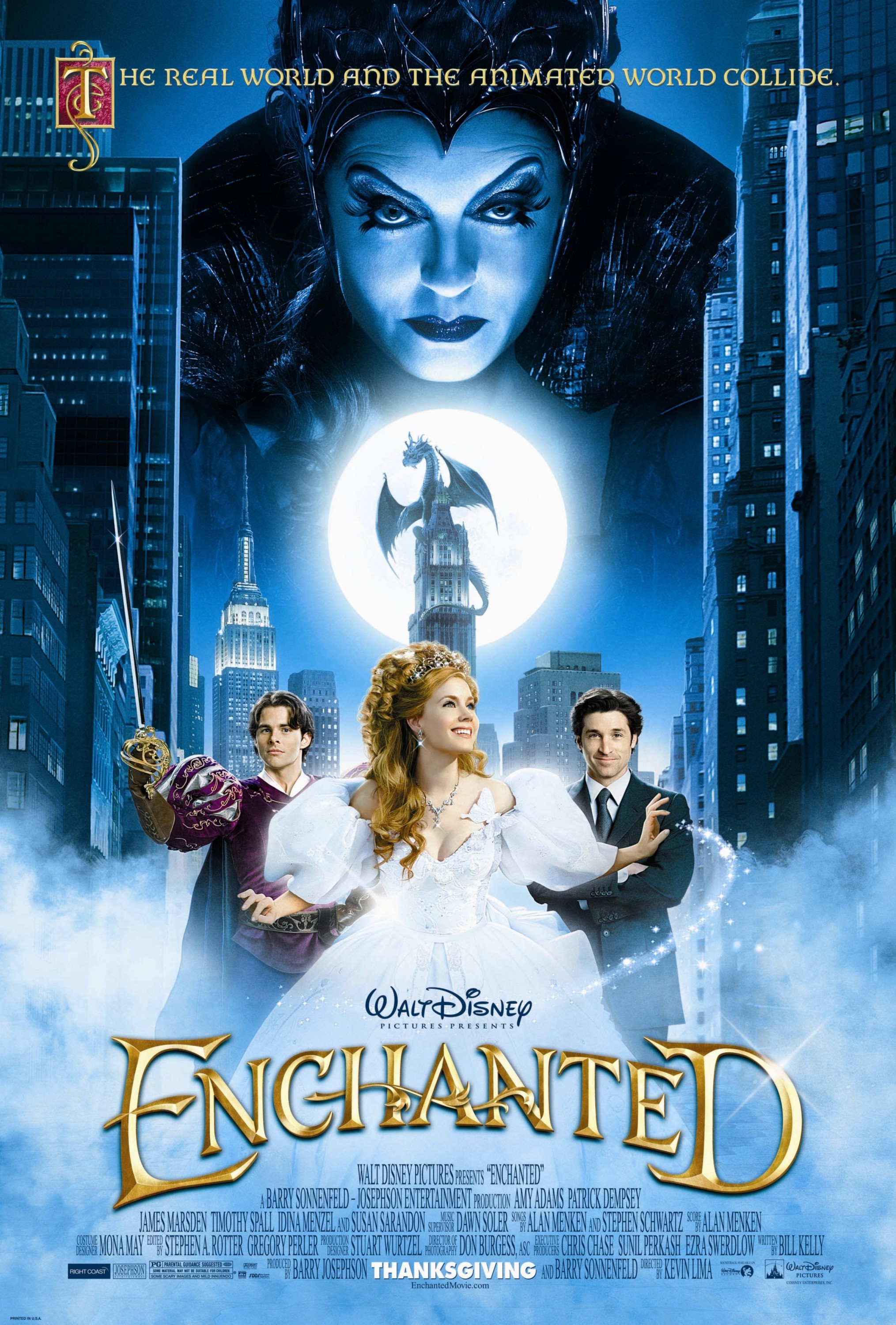 Mega Sized Movie Poster Image for Enchanted (#1 of 7)