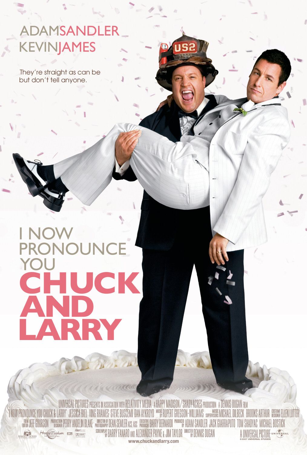 Extra Large Movie Poster Image for I Now Pronounce You Chuck and Larry (#2 of 3)