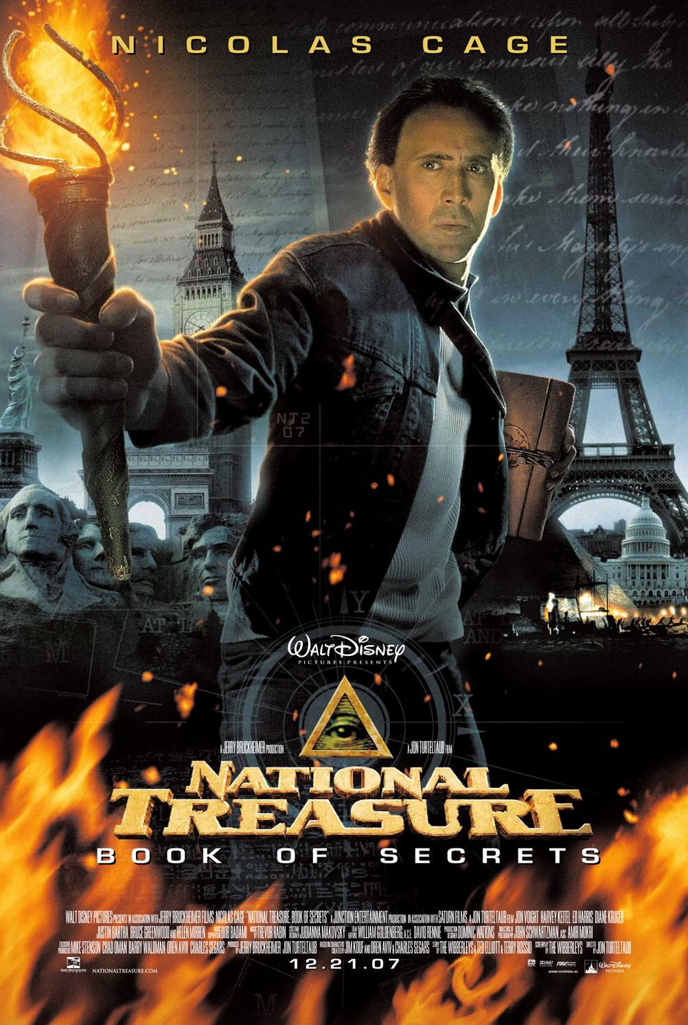 Extra Large Movie Poster Image for National Treasure: Book of Secrets (#1 of 2)