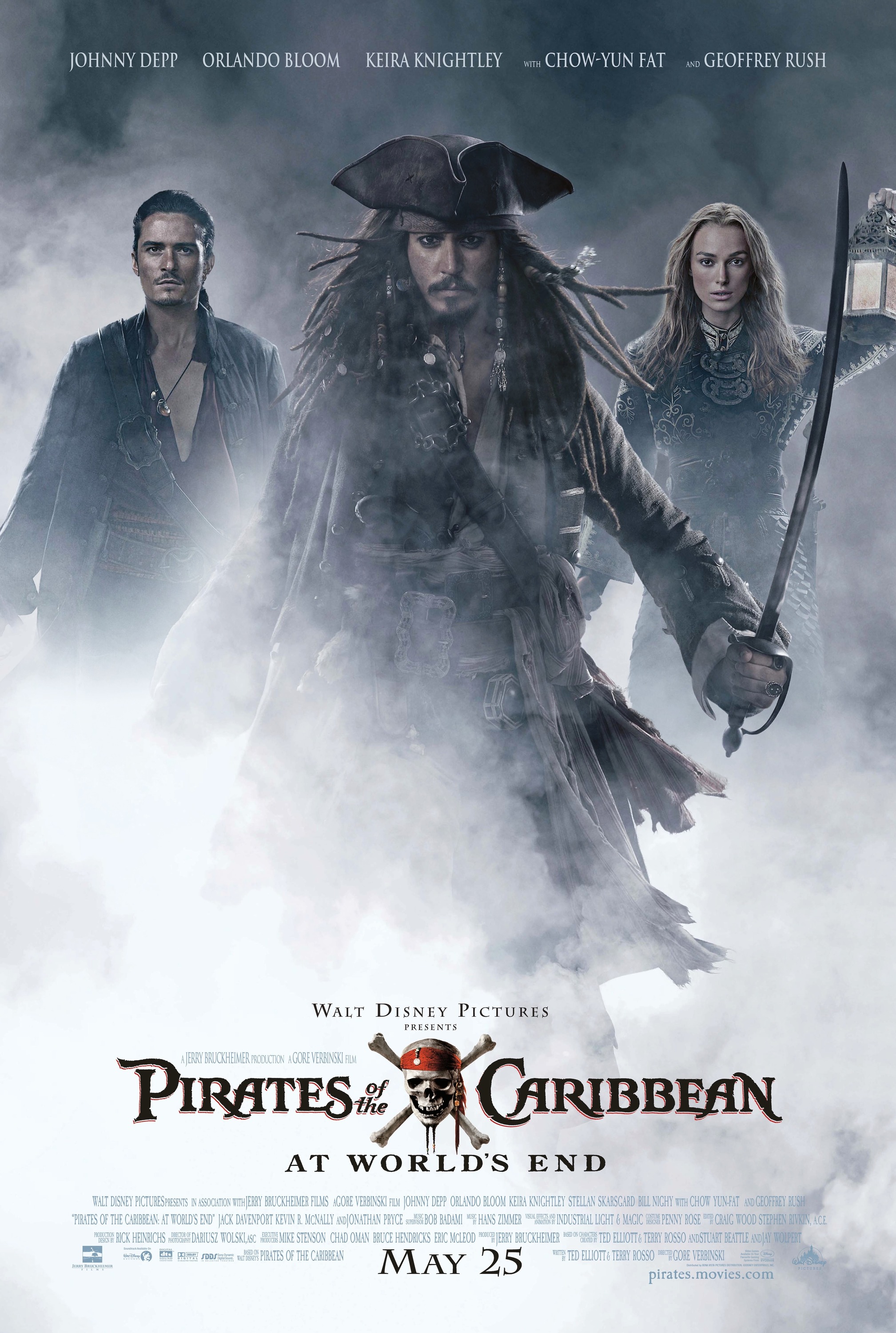 Mega Sized Movie Poster Image for Pirates of the Caribbean: At World's End (#14 of 15)