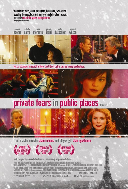 Private Fears in Public Places Movie Poster