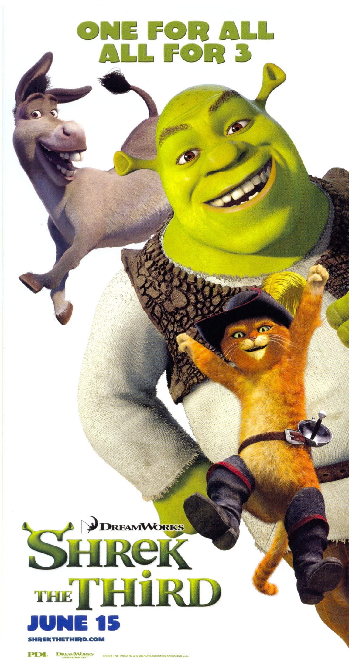 Mega Sized Movie Poster Image for Shrek the Third (#4 of 8)