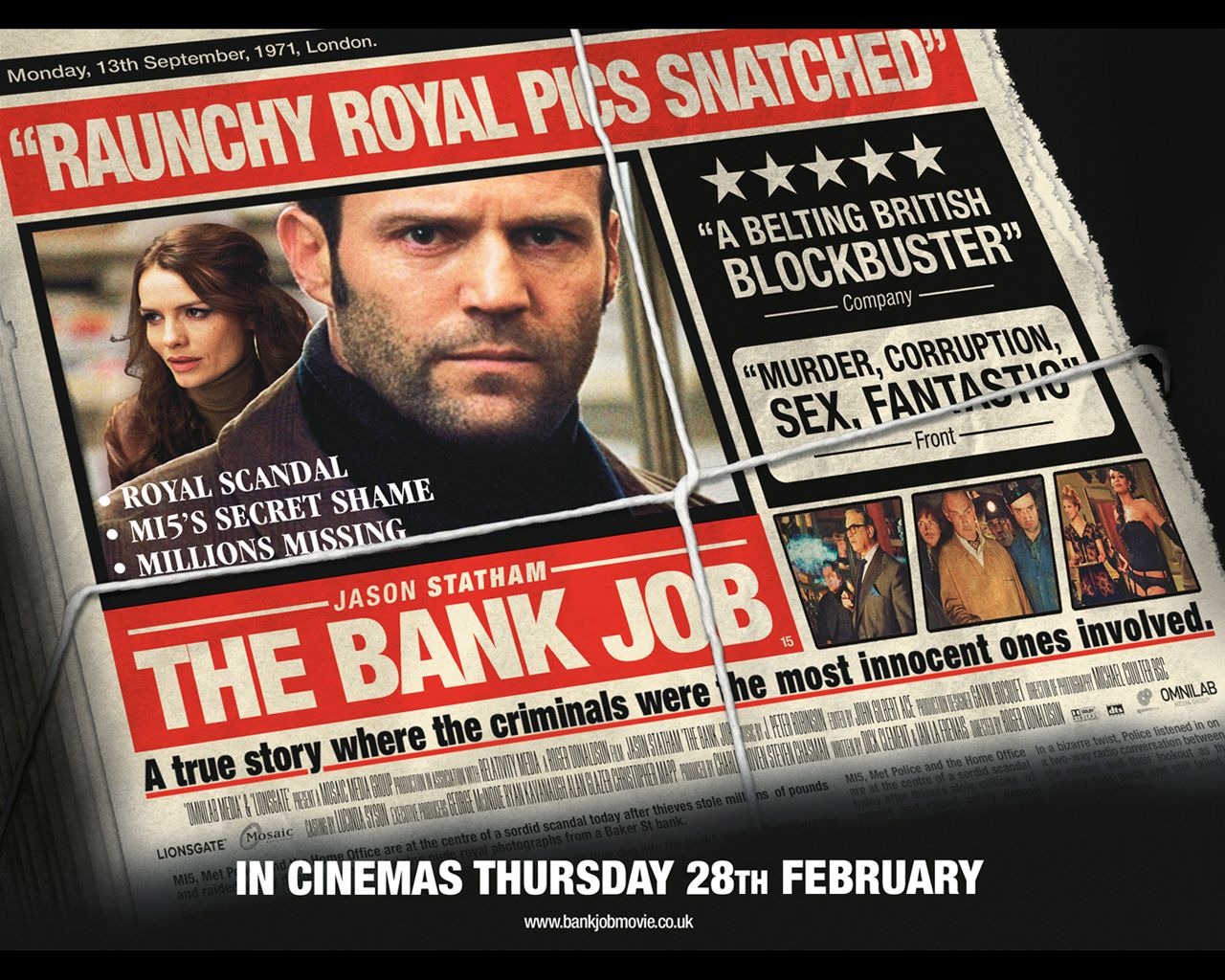 Extra Large Movie Poster Image for The Bank Job (#2 of 4)