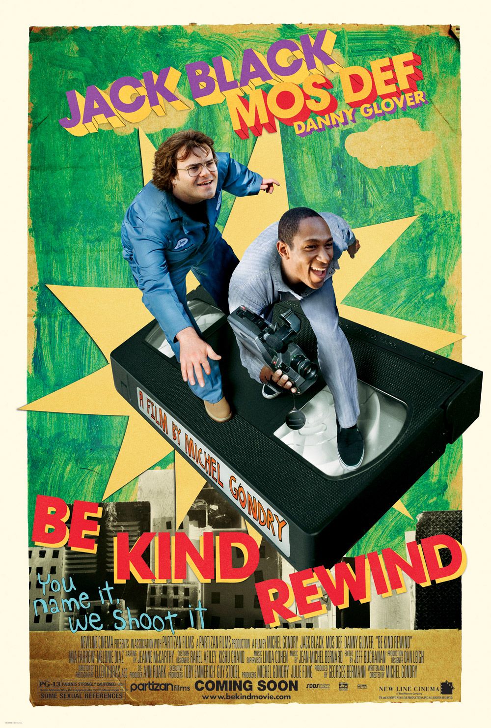 Extra Large Movie Poster Image for Be Kind Rewind (#1 of 4)