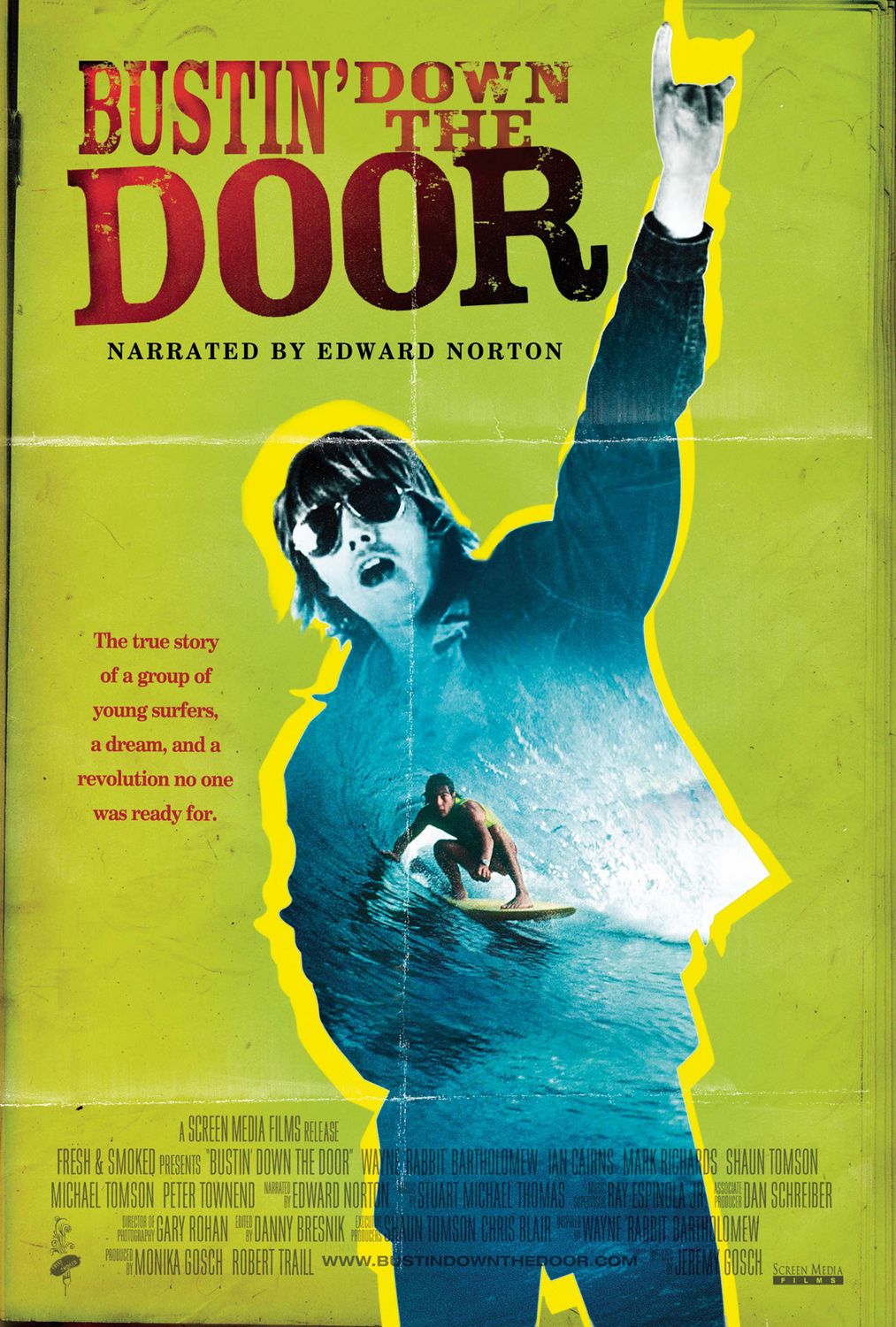 Extra Large Movie Poster Image for Bustin' Down the Door (#2 of 4)