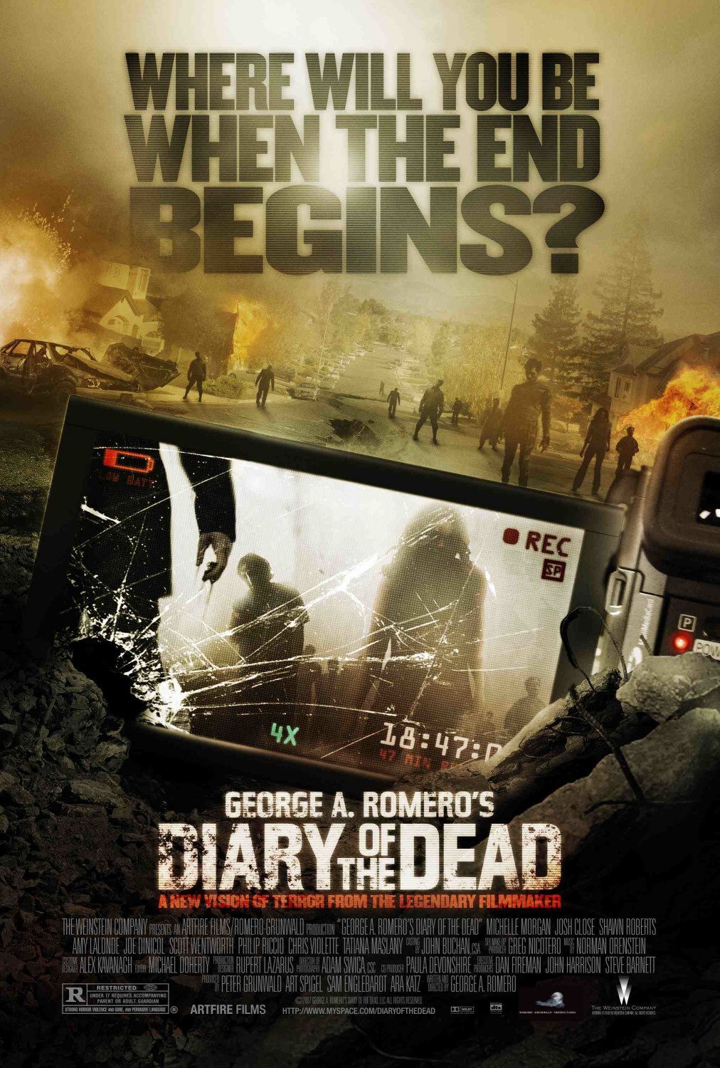 Extra Large Movie Poster Image for Diary of the Dead (#1 of 4)