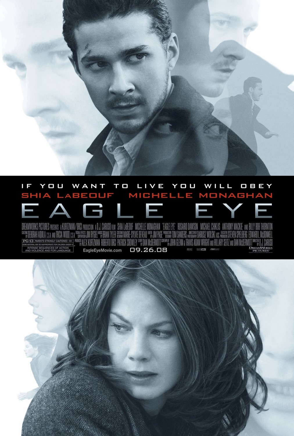 Extra Large Movie Poster Image for Eagle Eye (#1 of 3)
