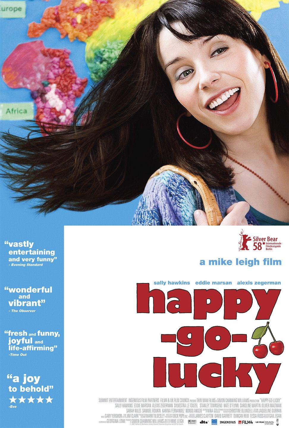 Extra Large Movie Poster Image for Happy-Go-Lucky (#1 of 3)