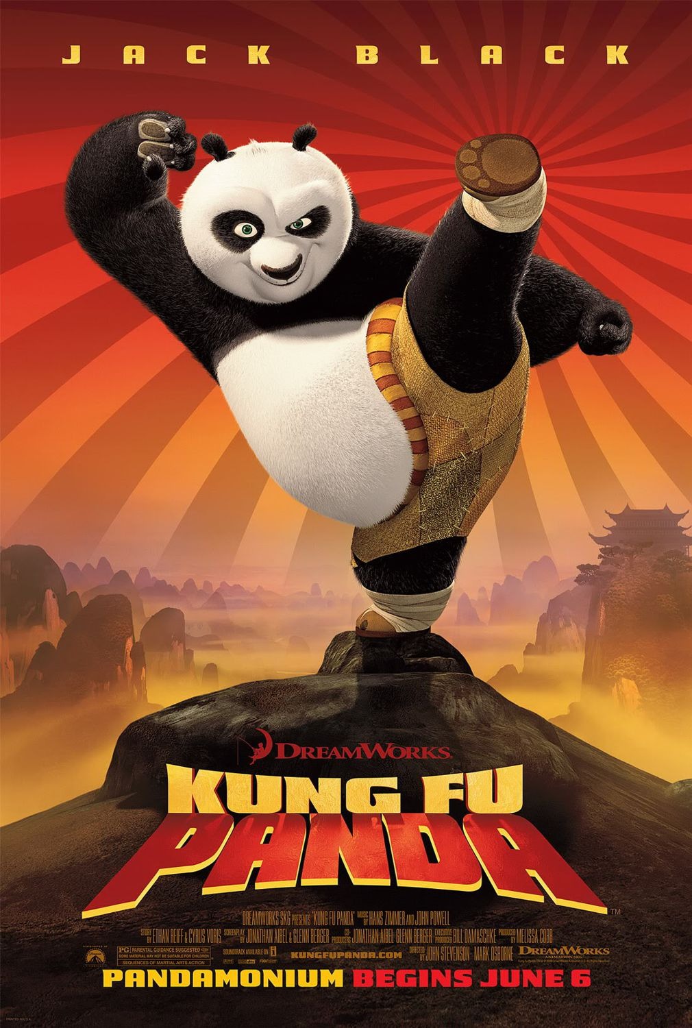 Extra Large Movie Poster Image for Kung Fu Panda (#5 of 5)