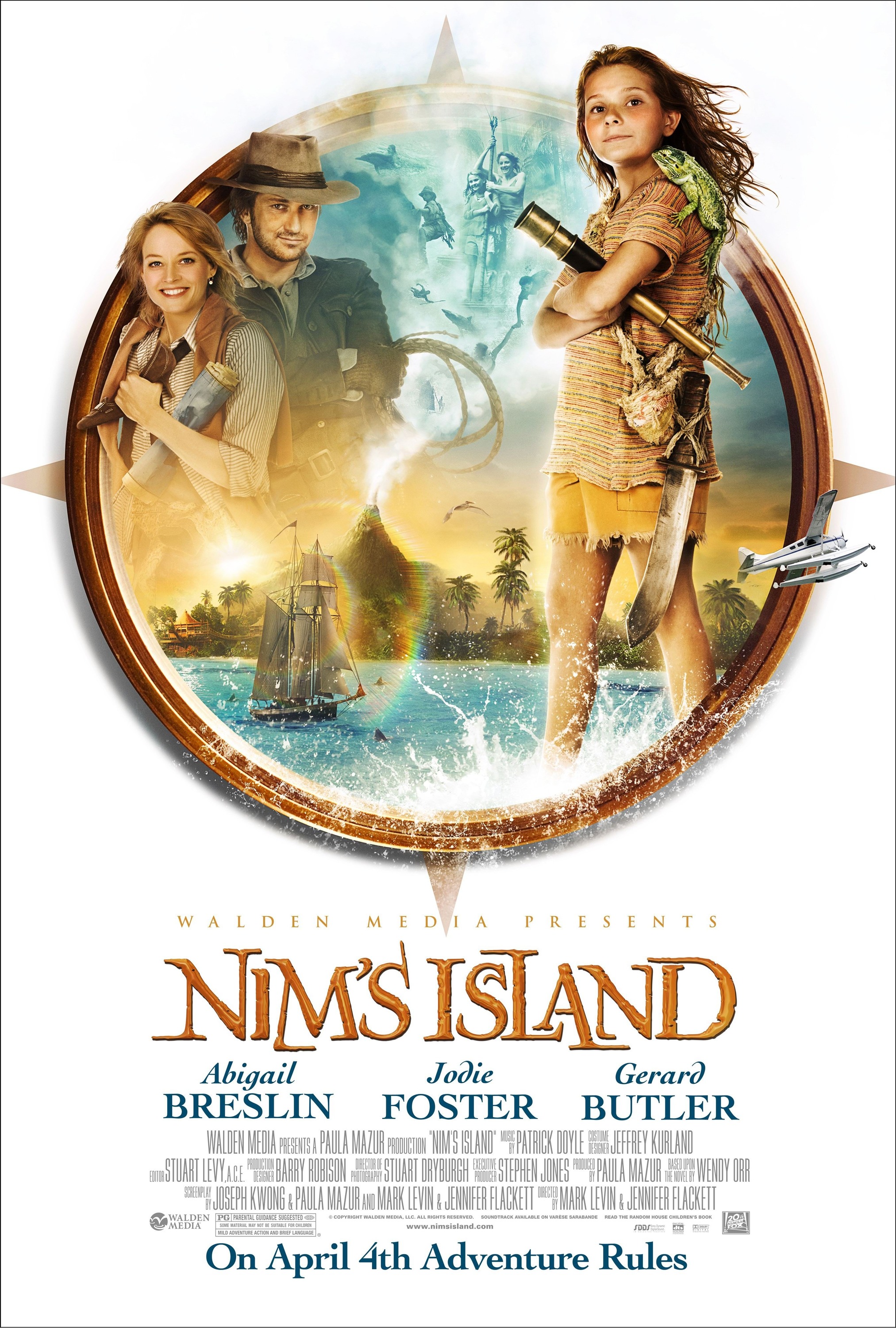 Mega Sized Movie Poster Image for Nim's Island (#3 of 9)